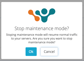 Stop maintenance mode